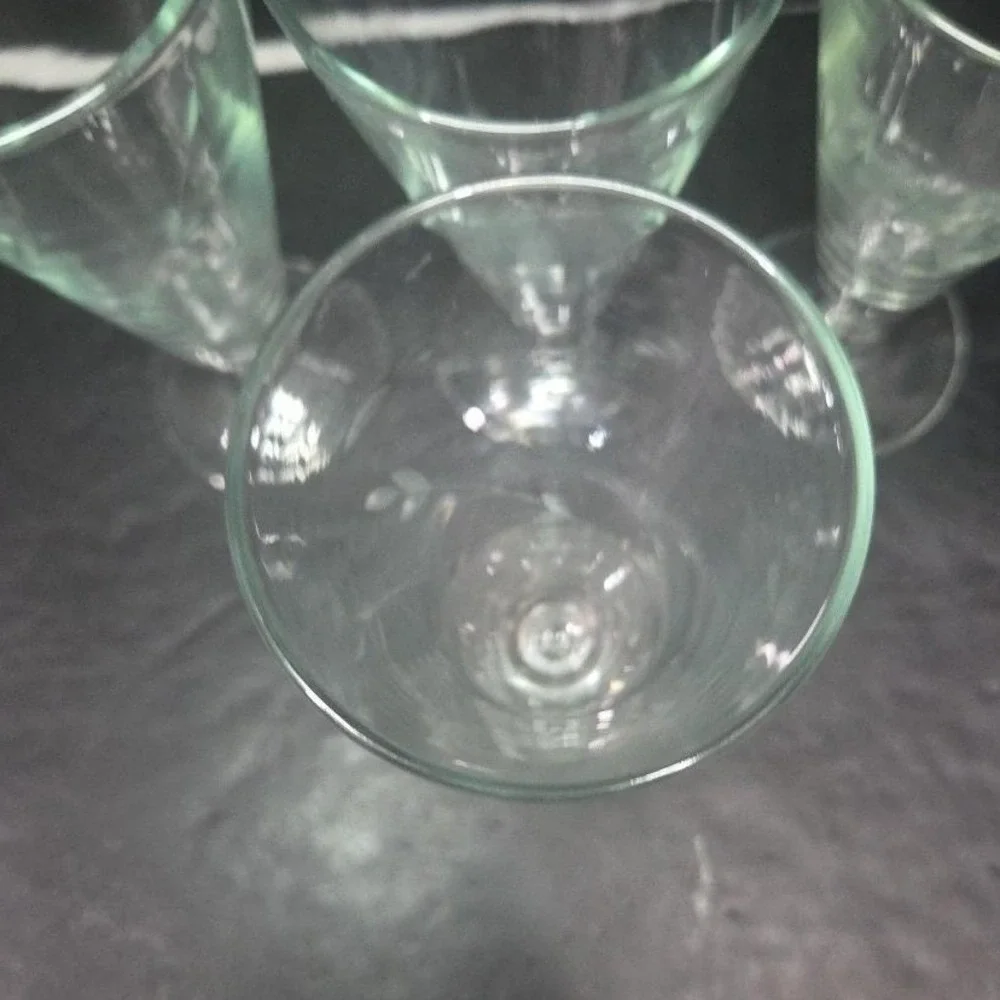 Princess‎ House Heritage Pilsner Glasses, Set of 4, Vintage Footed Glassware